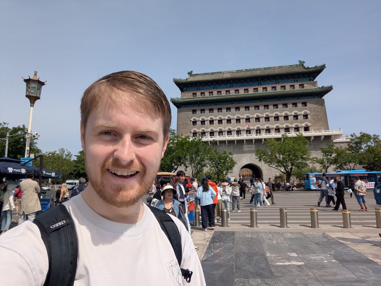 Me outside Zhengyangmen