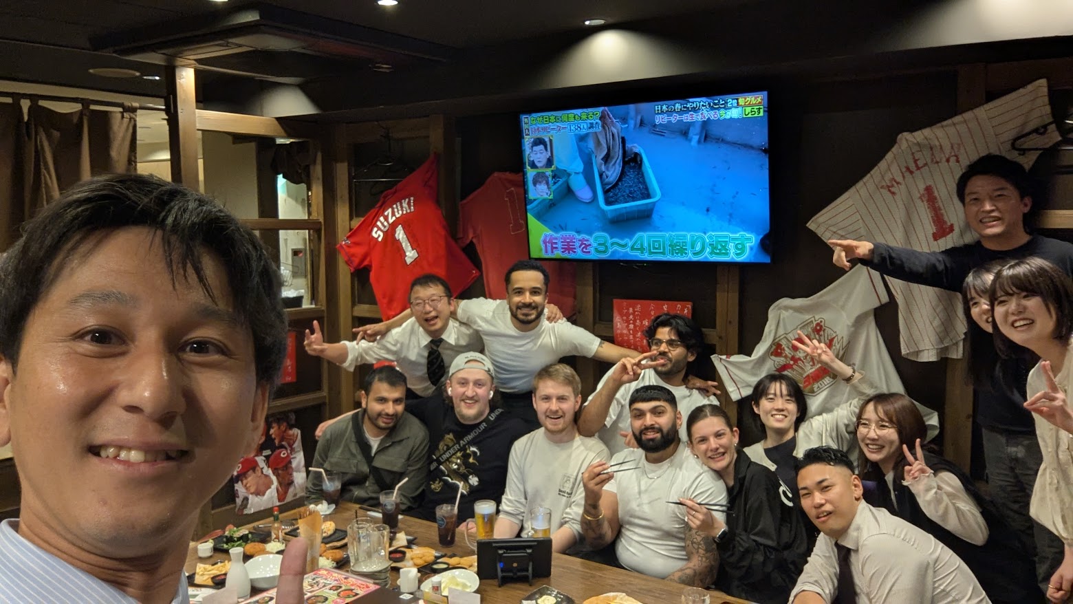 New friends in the izakaya